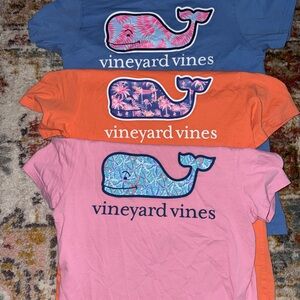 Vineyard Vines Whale Graphic T-Shirts - Blue, Orange, Pink